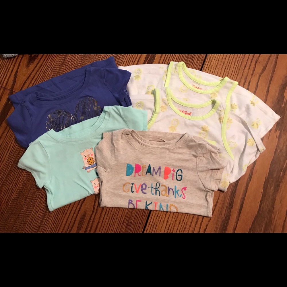 Cat and Jack girls shirts